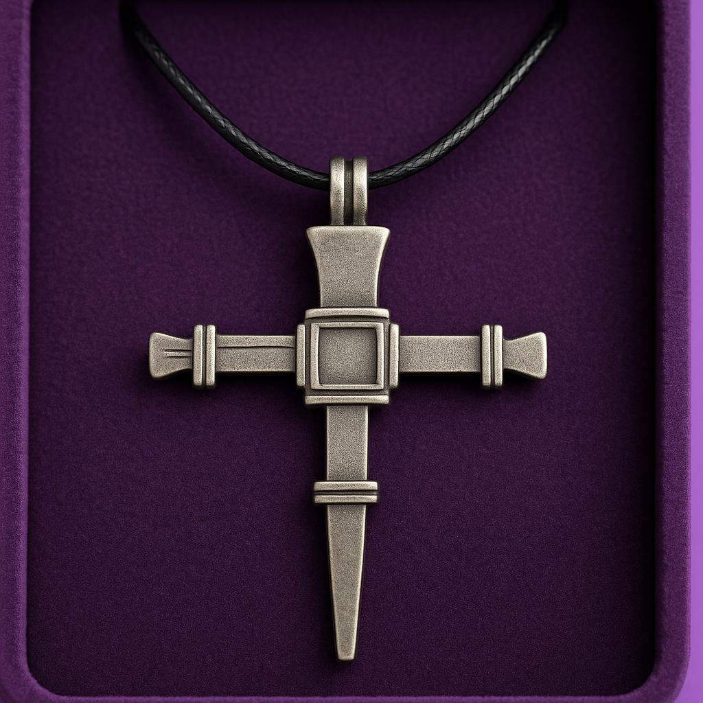 Nail Cross Necklace